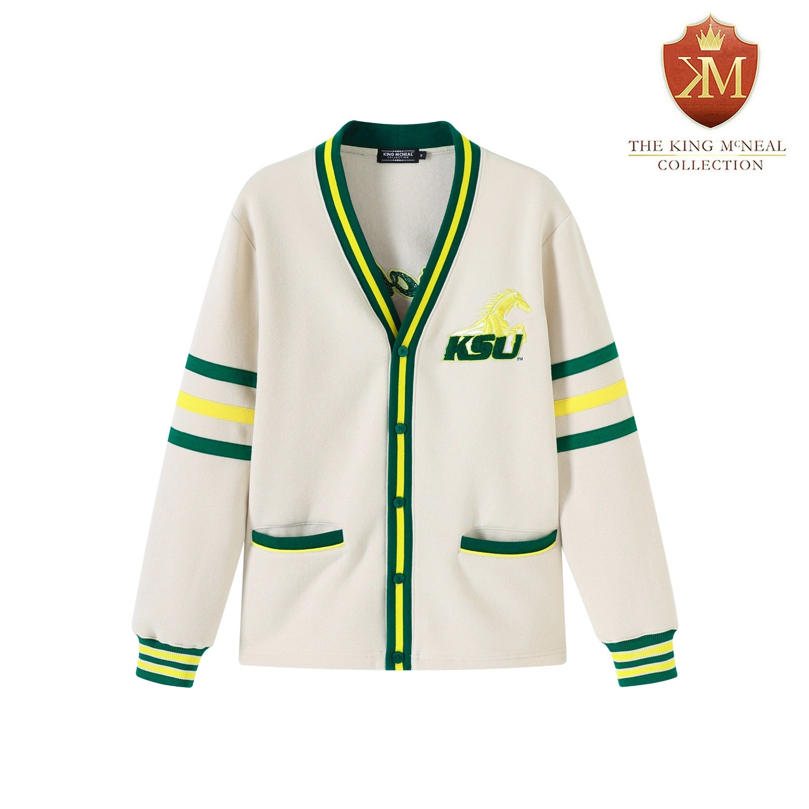 Kentucky State Neutral Fleece Cardigan
