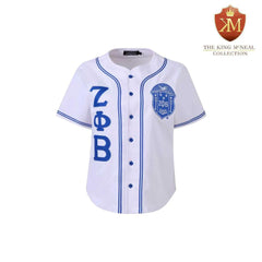 Zeta White Baseball Jersey
