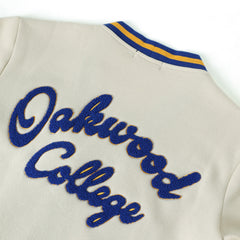 "Oakwood College" Neutral Fleece Cardigan