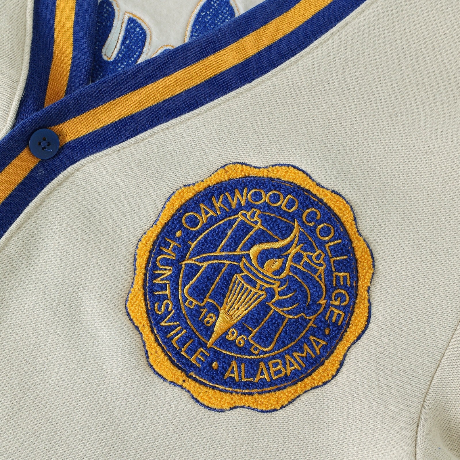 "Oakwood College" Neutral Fleece Cardigan