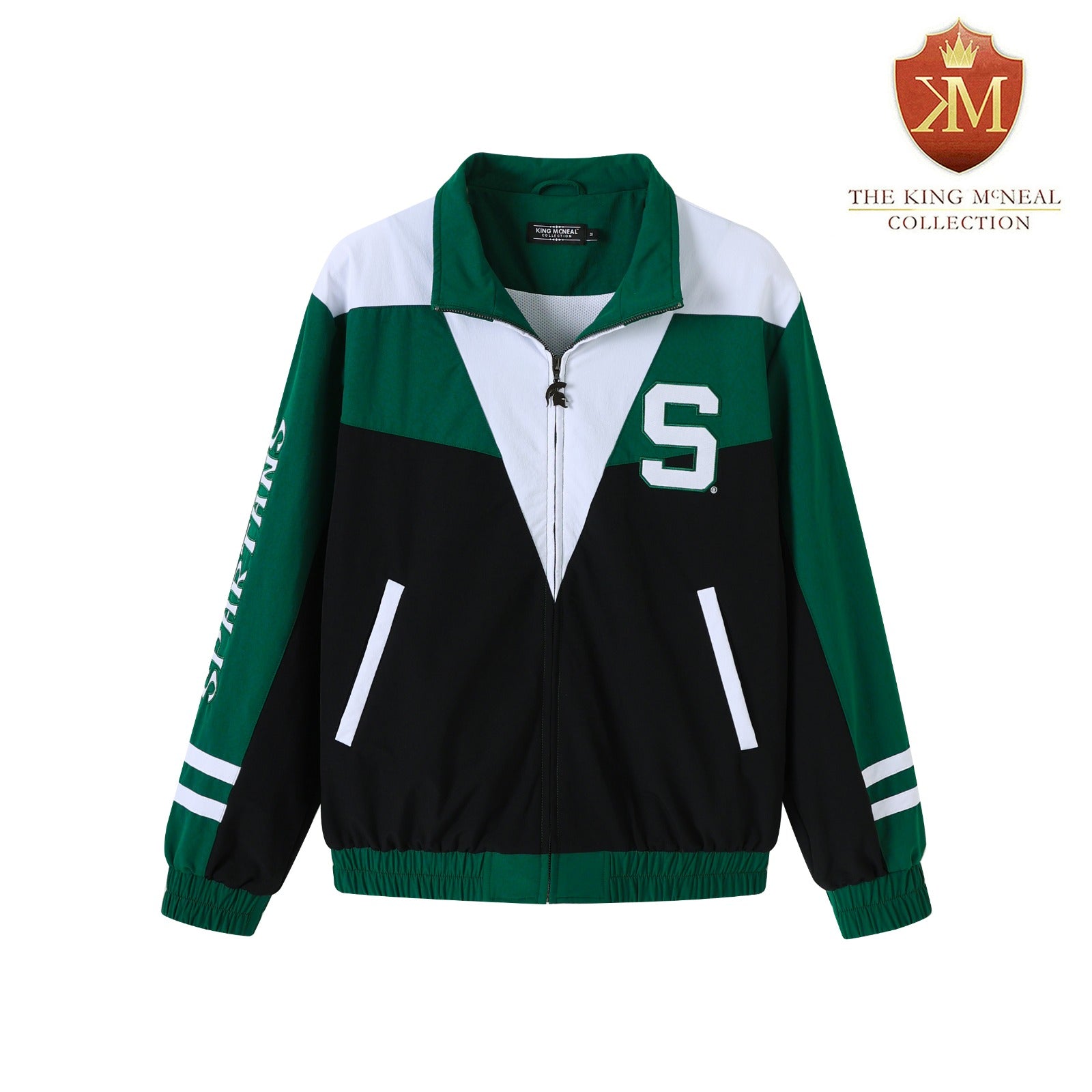 Michigan State Full Zip Windbreaker Tech