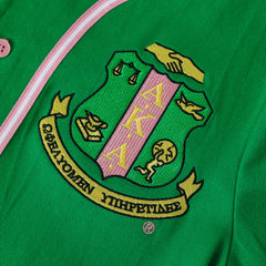 AKA Green Baseball Jersey