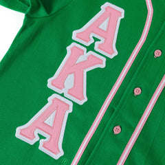 AKA Green Baseball Jersey