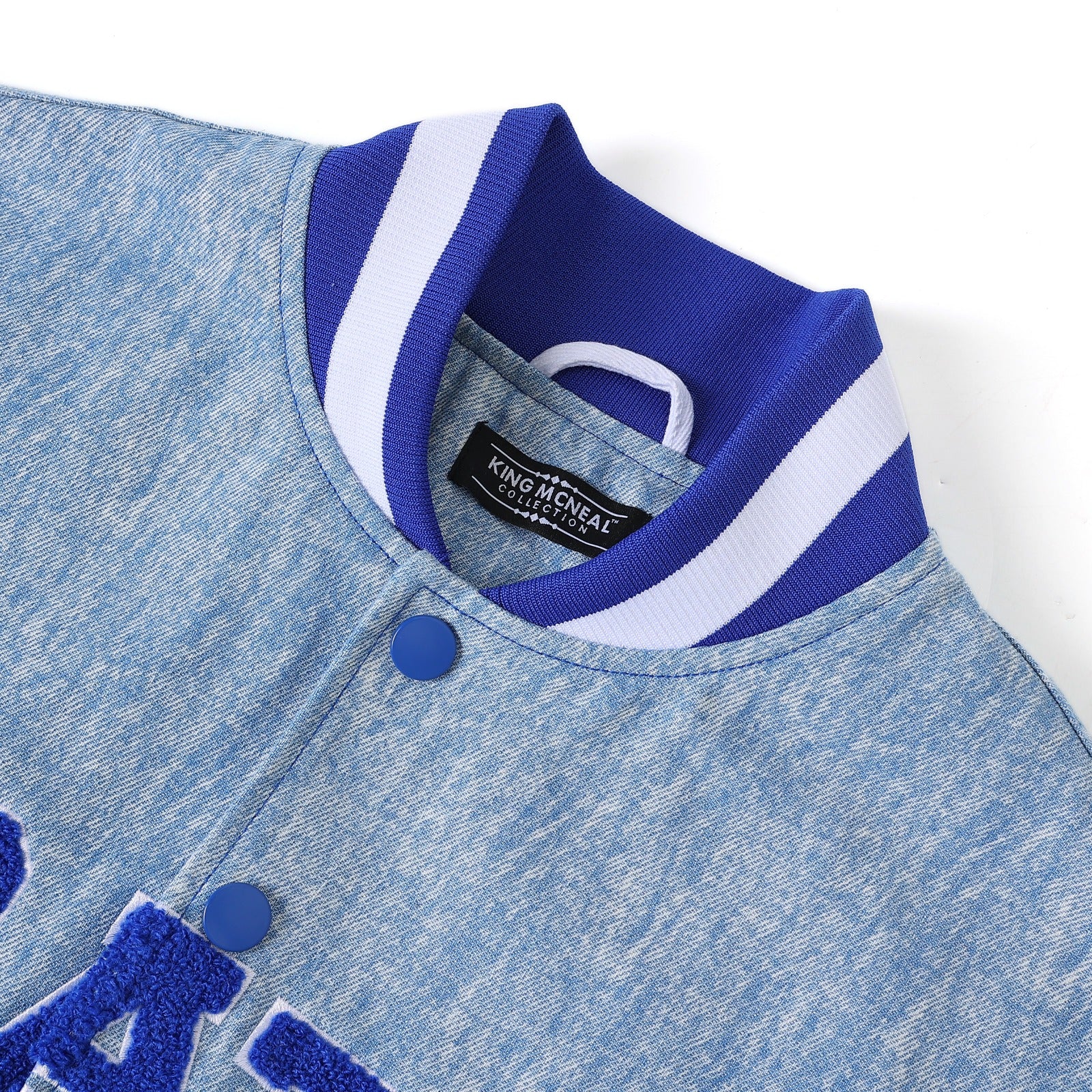 Hampton University Blue Denim Bomber Jacket