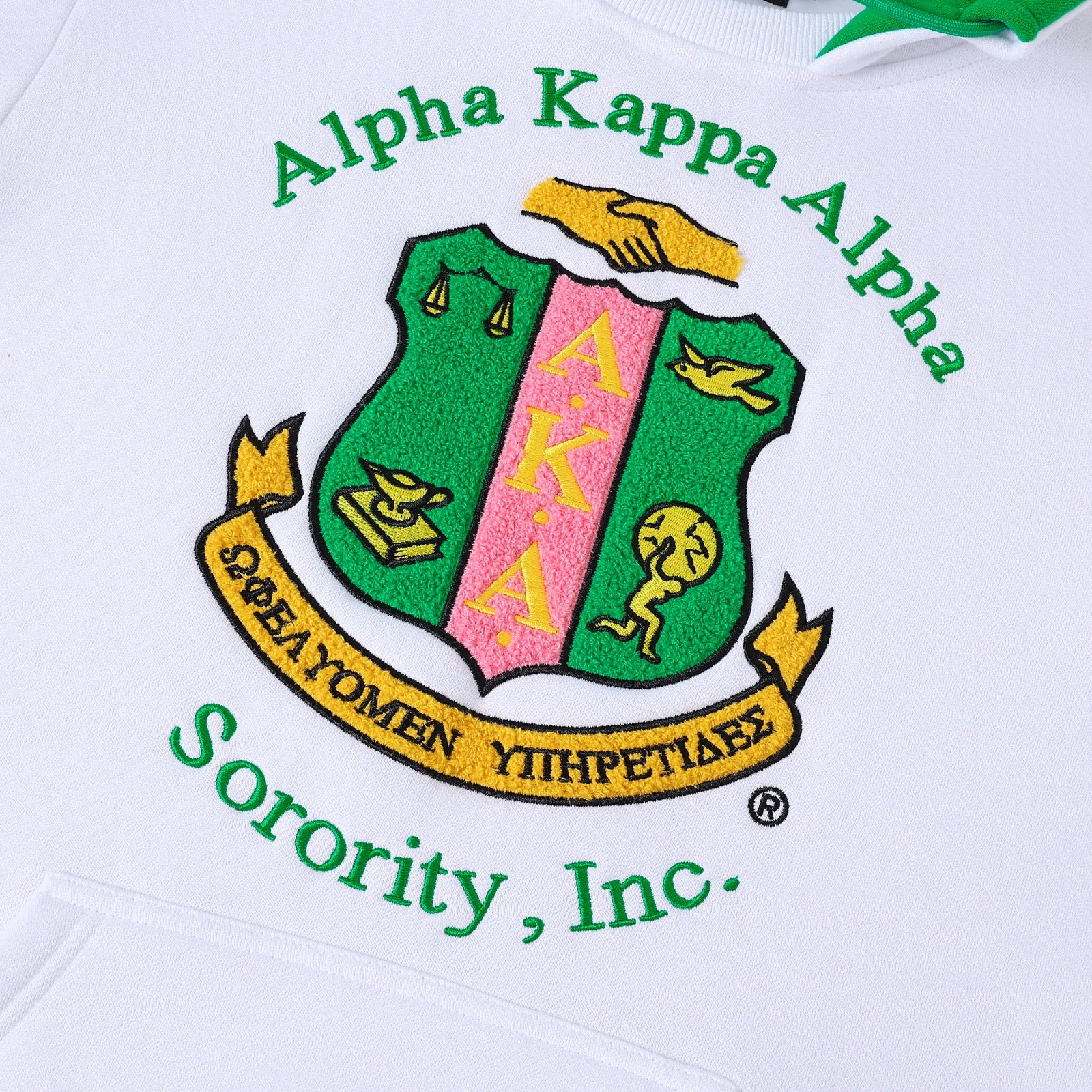 AKA White Prep Unisex Hoodie