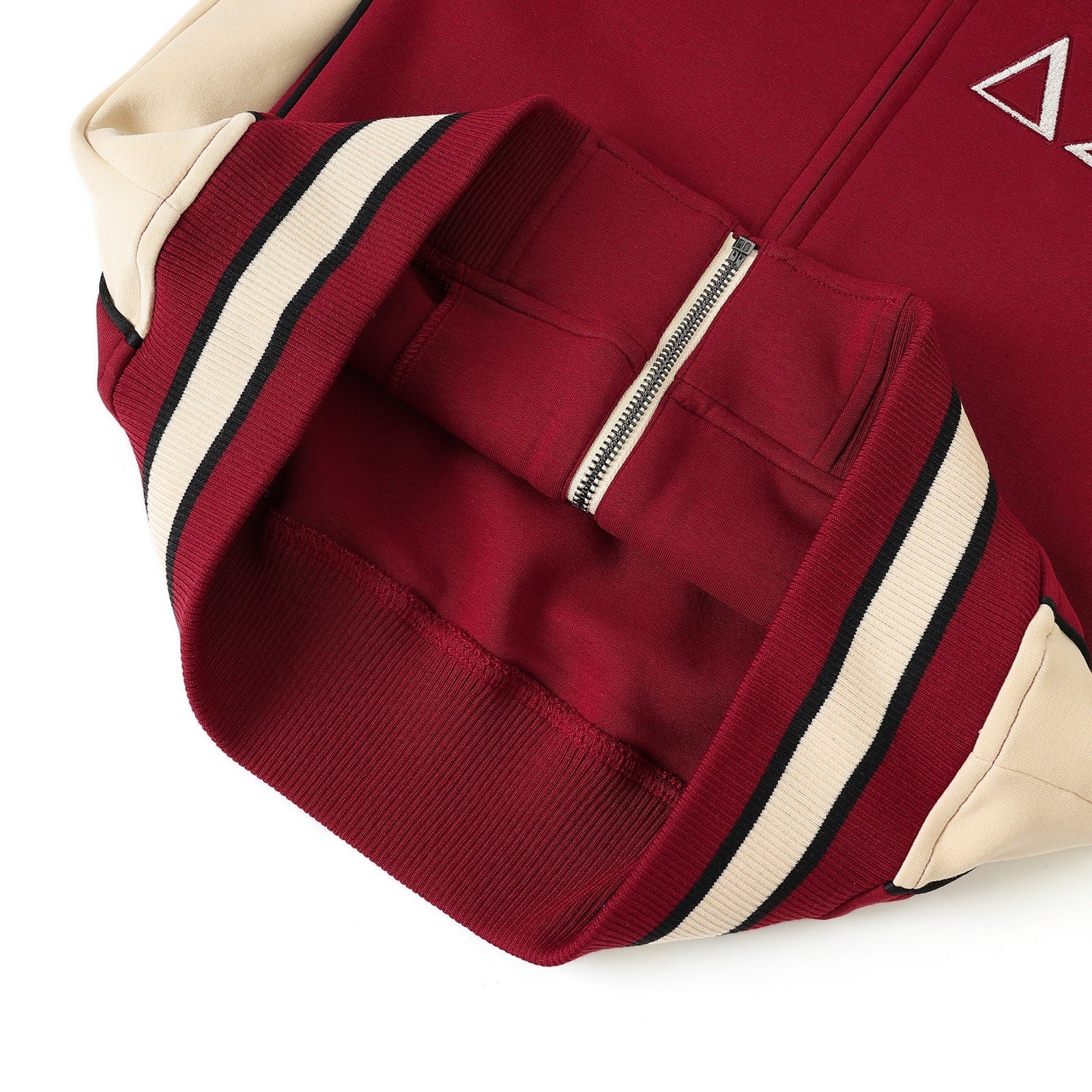 Delta Crimson Air Tech Fleece Warm Up Jacket