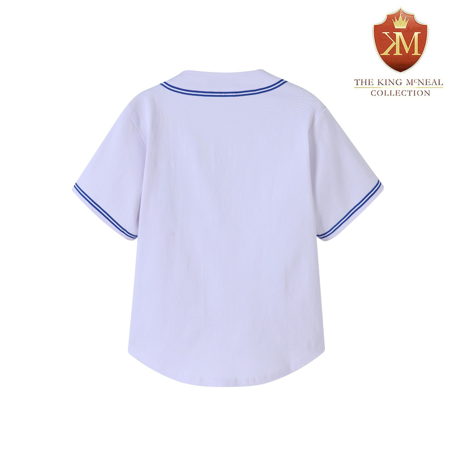 Zeta White Baseball Jersey