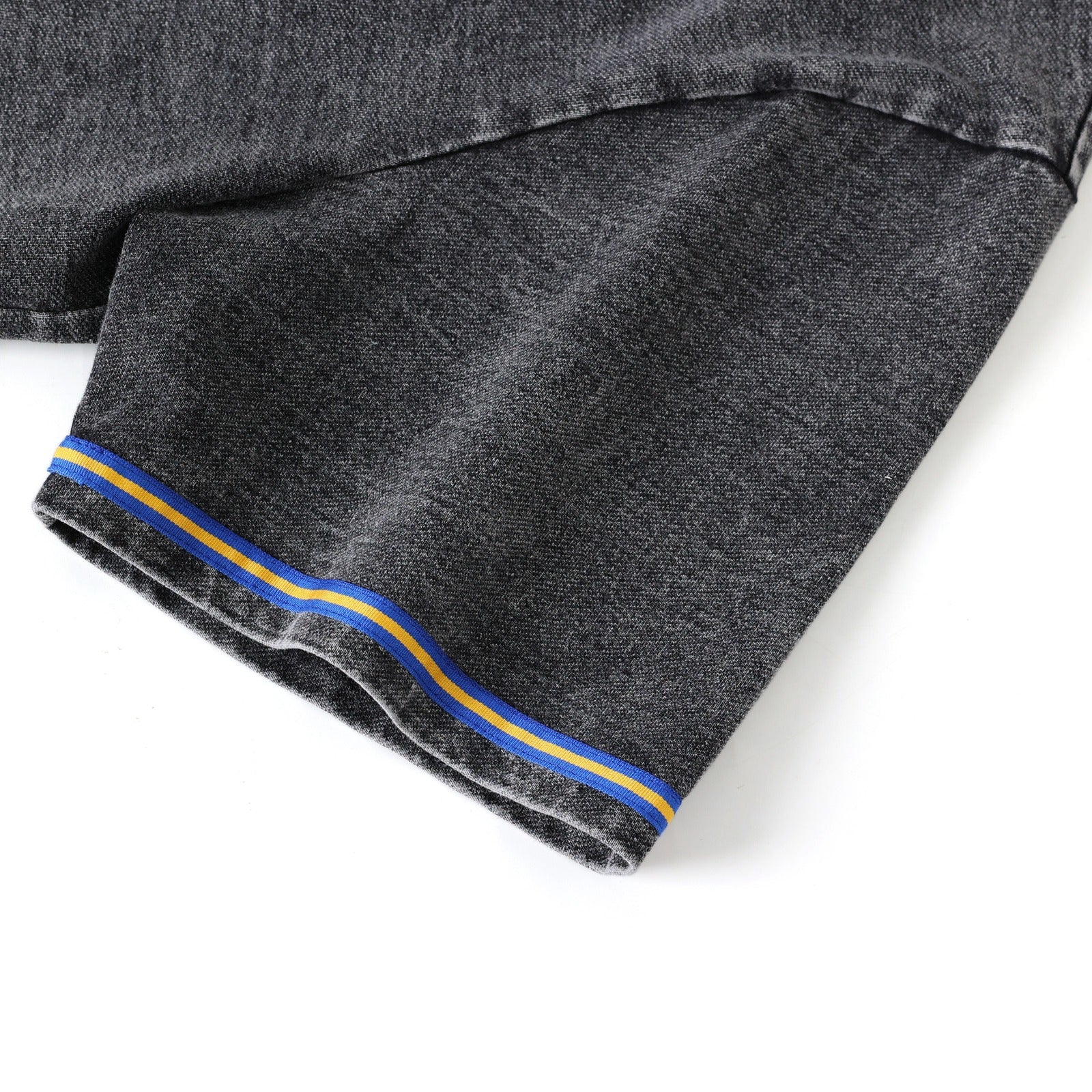 SGRHO Black Denim Baseball Jersey