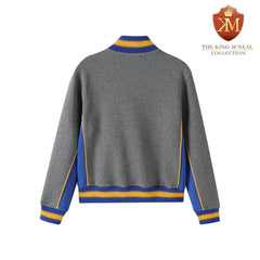 SGRHO Charcoal Grey Air Tech Fleece Warm Up Jacket