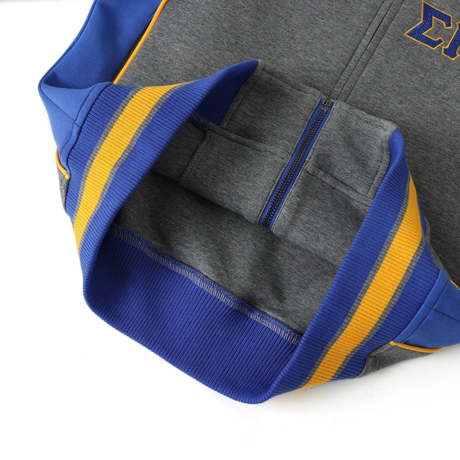 SGRHO Charcoal Grey Air Tech Fleece Warm Up Jacket