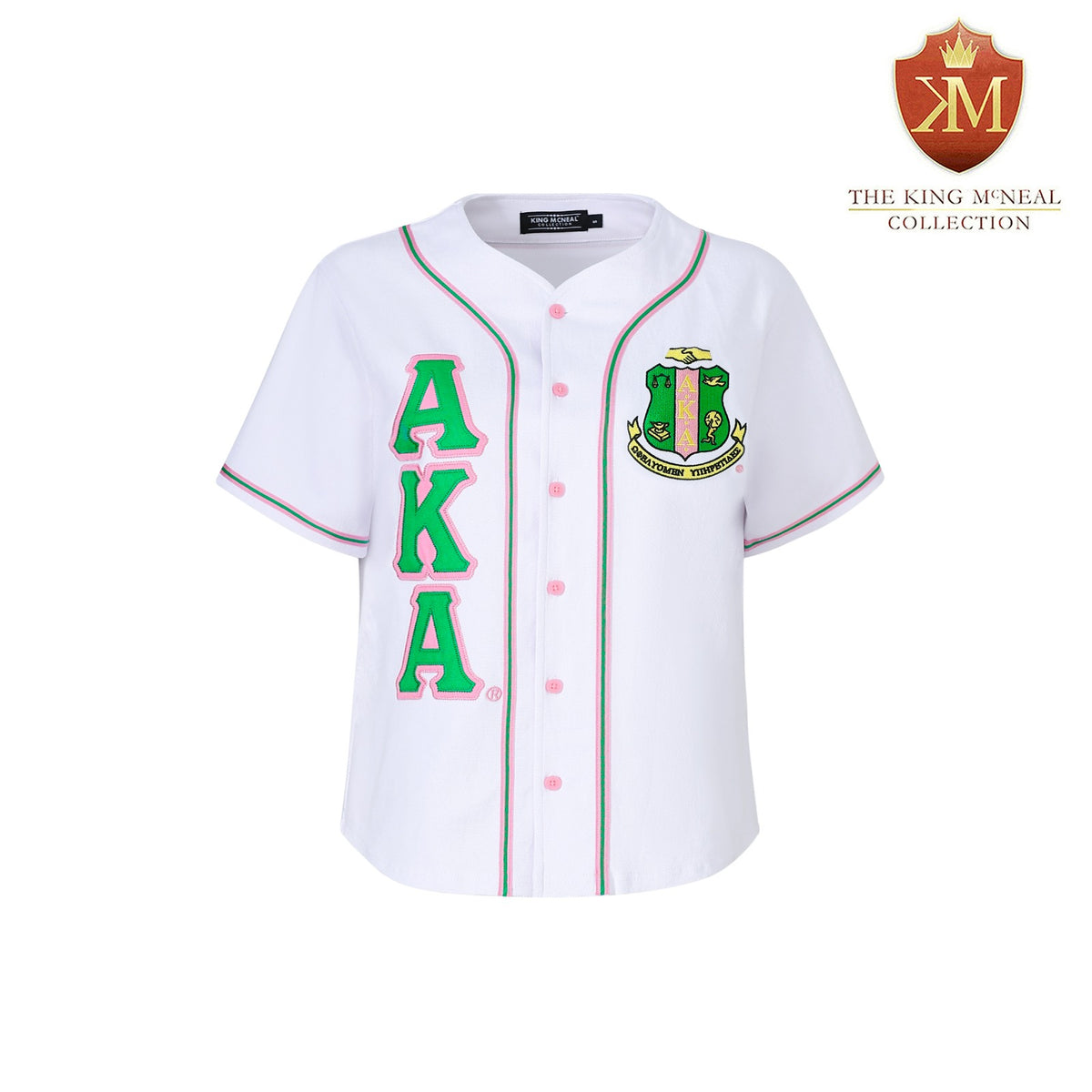 AKA White Baseball Jersey