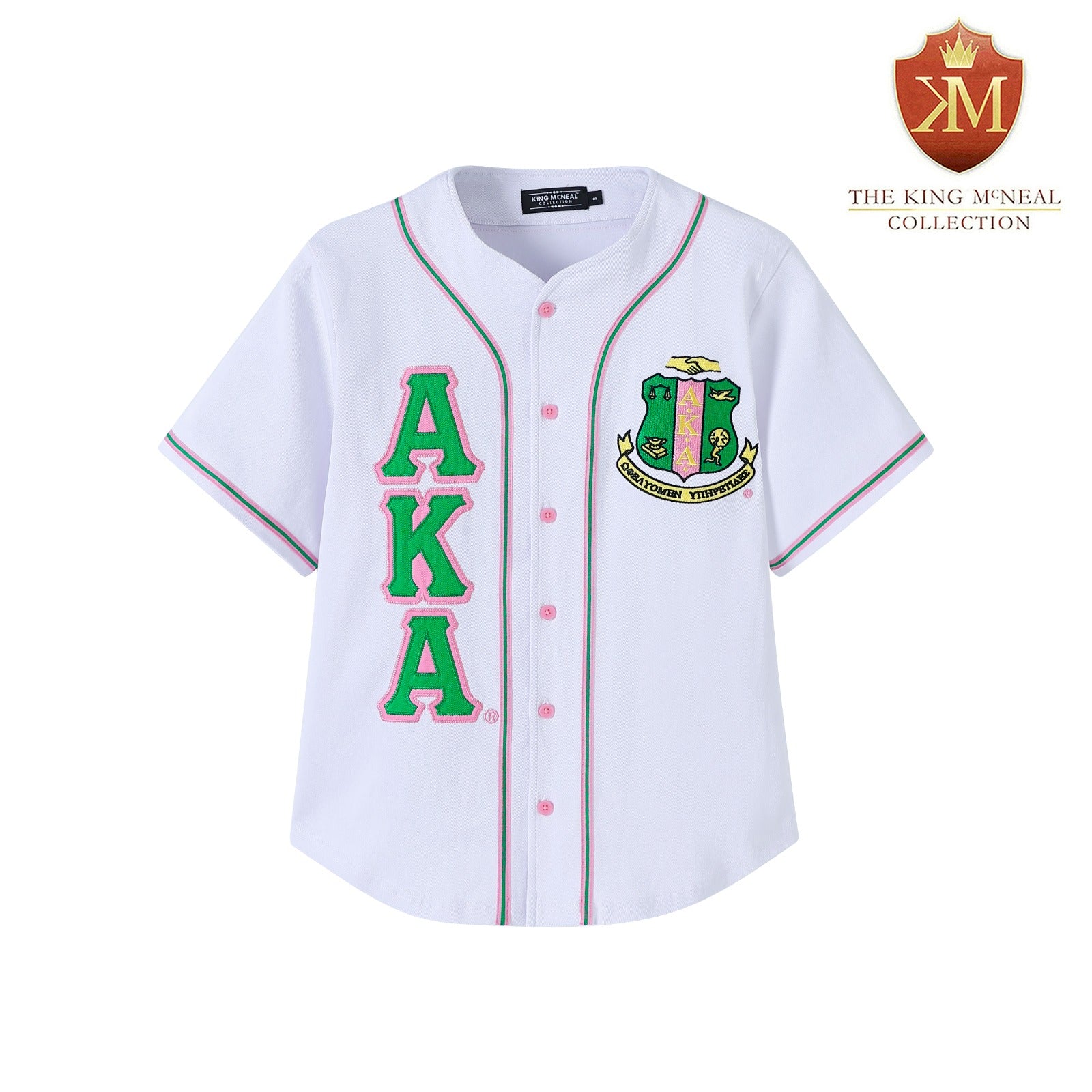 AKA White Baseball Jersey
