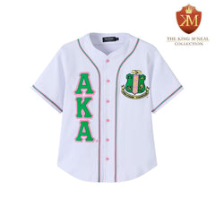 AKA White Baseball Jersey