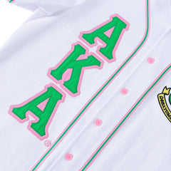 AKA White Baseball Jersey