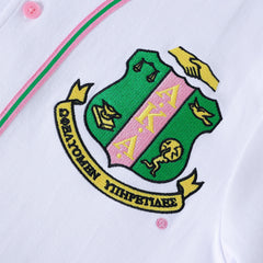 AKA White Baseball Jersey