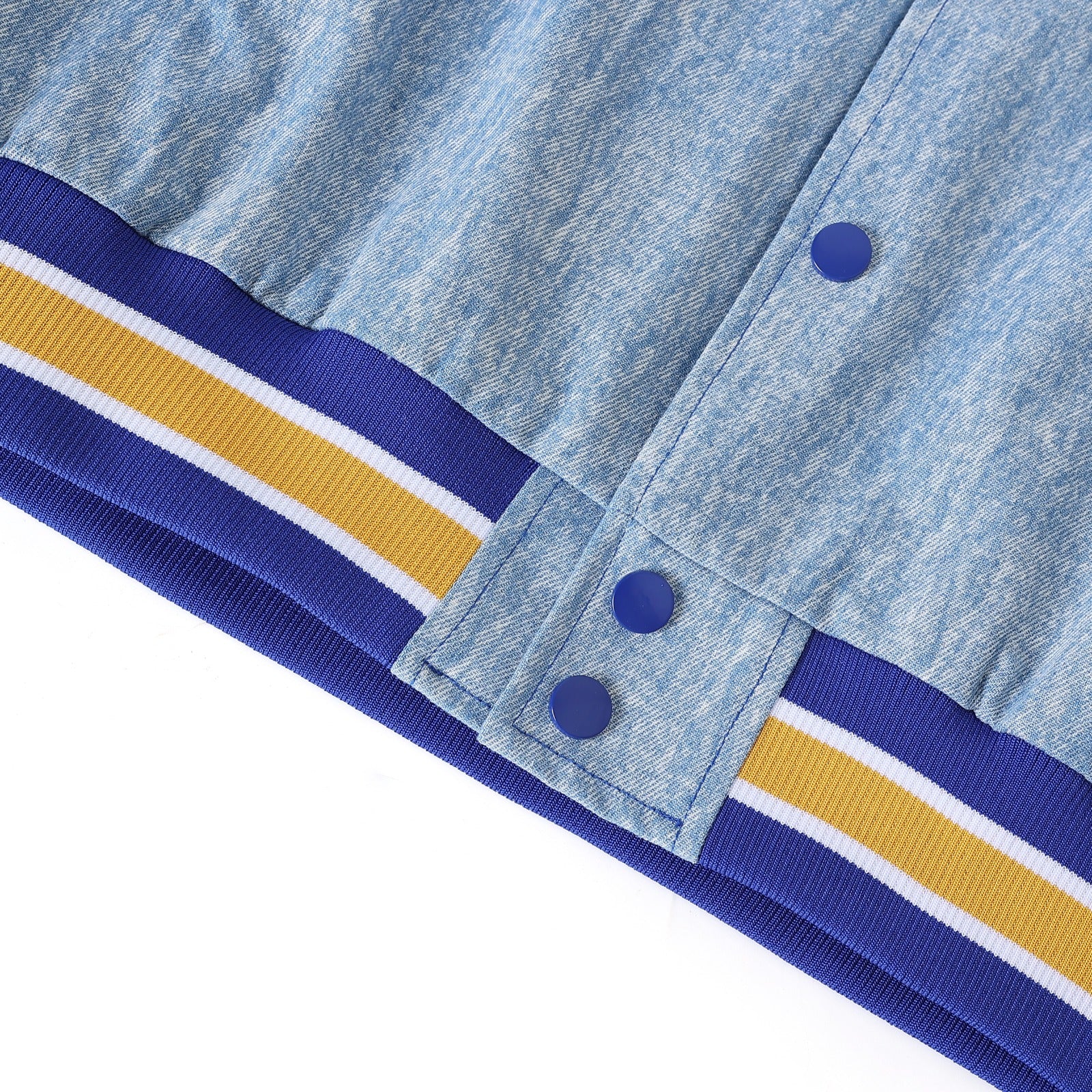 Albany State Blue Denim Bomber Jacket