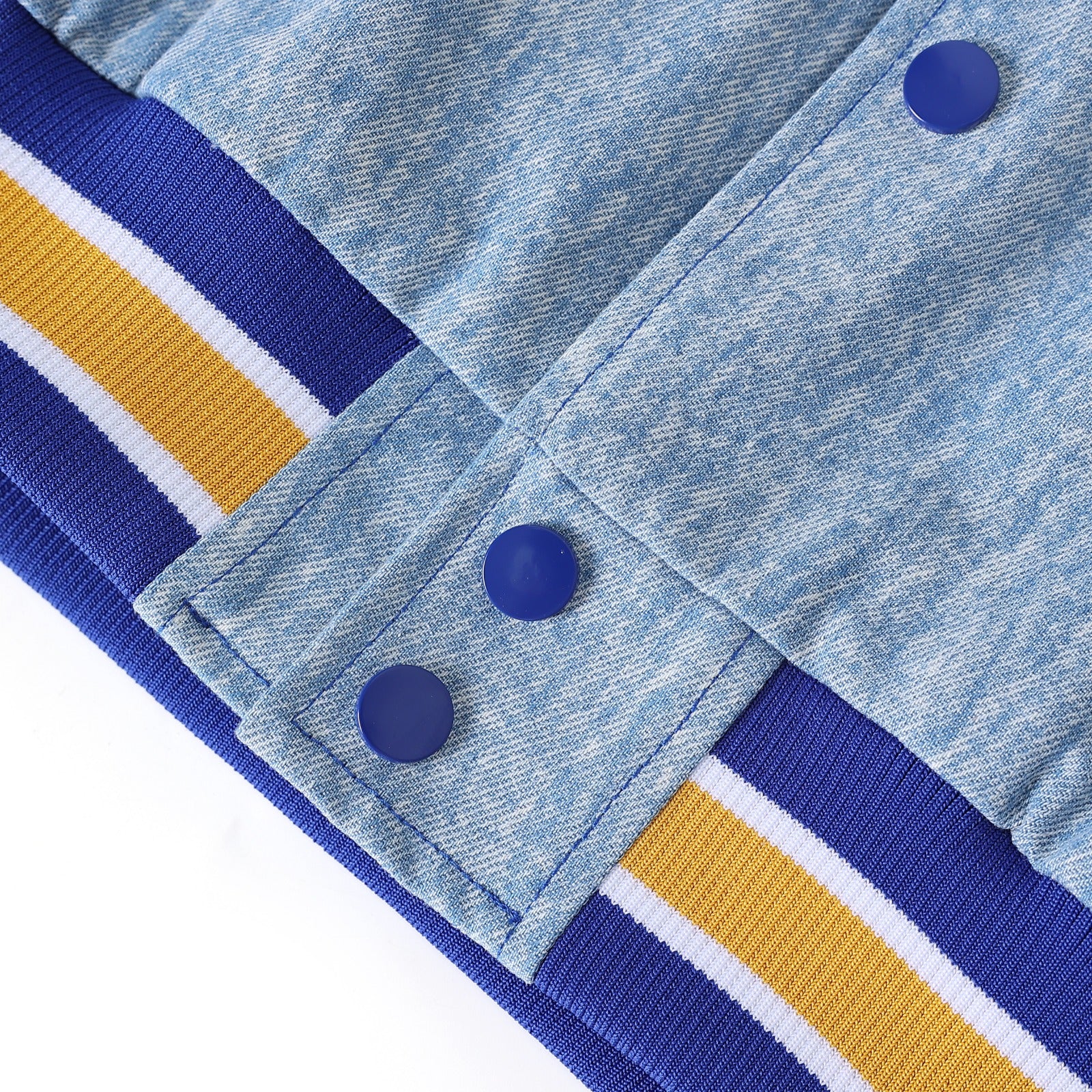 Albany State Blue Denim Bomber Jacket
