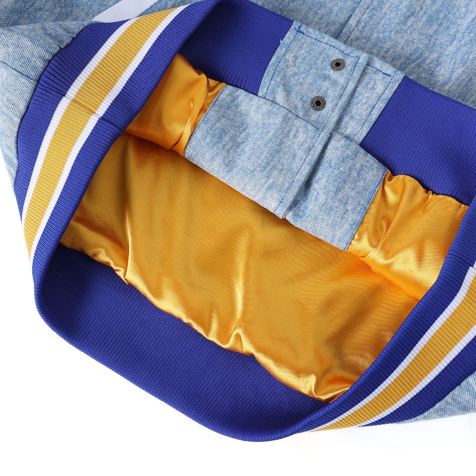 Albany State Blue Denim Bomber Jacket