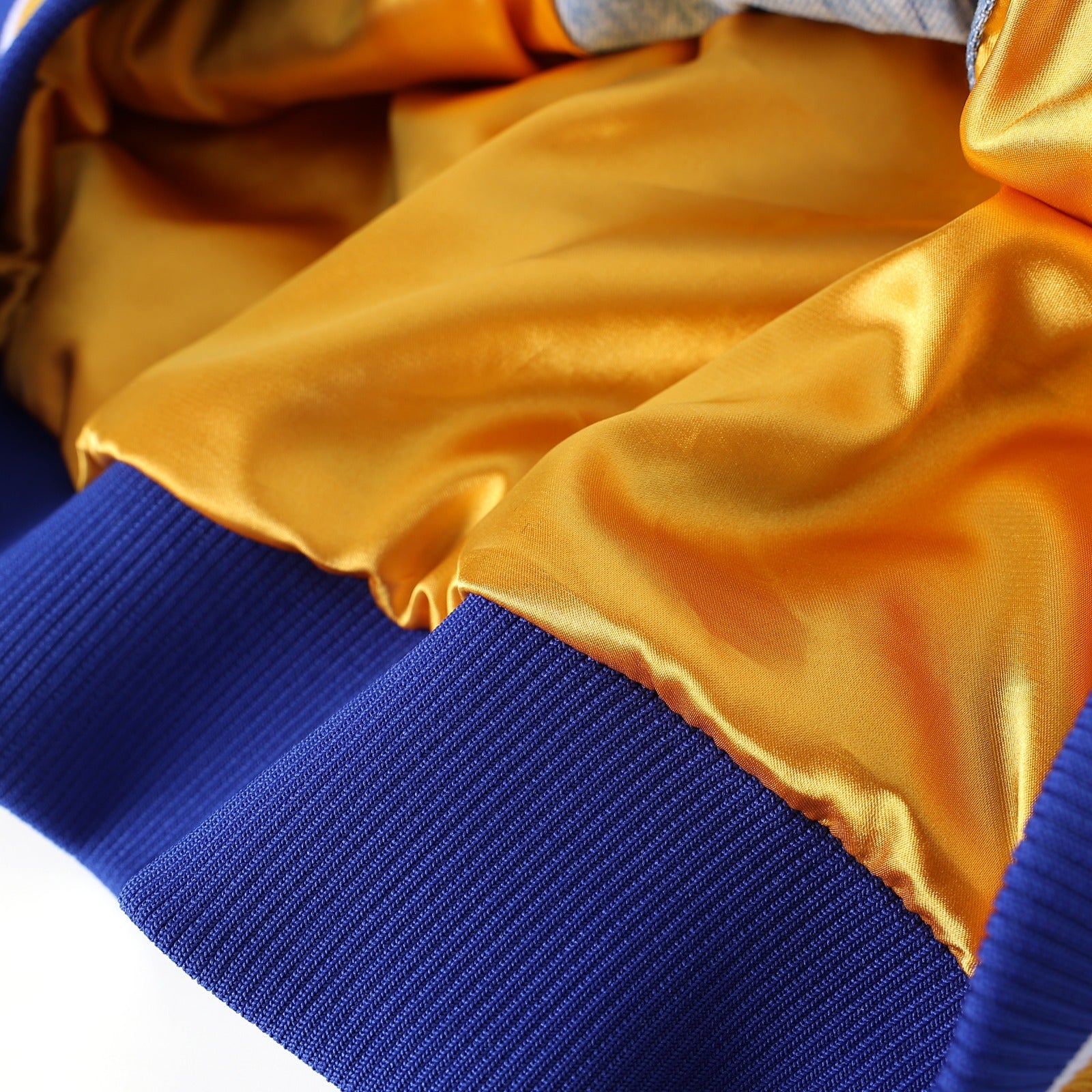 Albany State Blue Denim Bomber Jacket