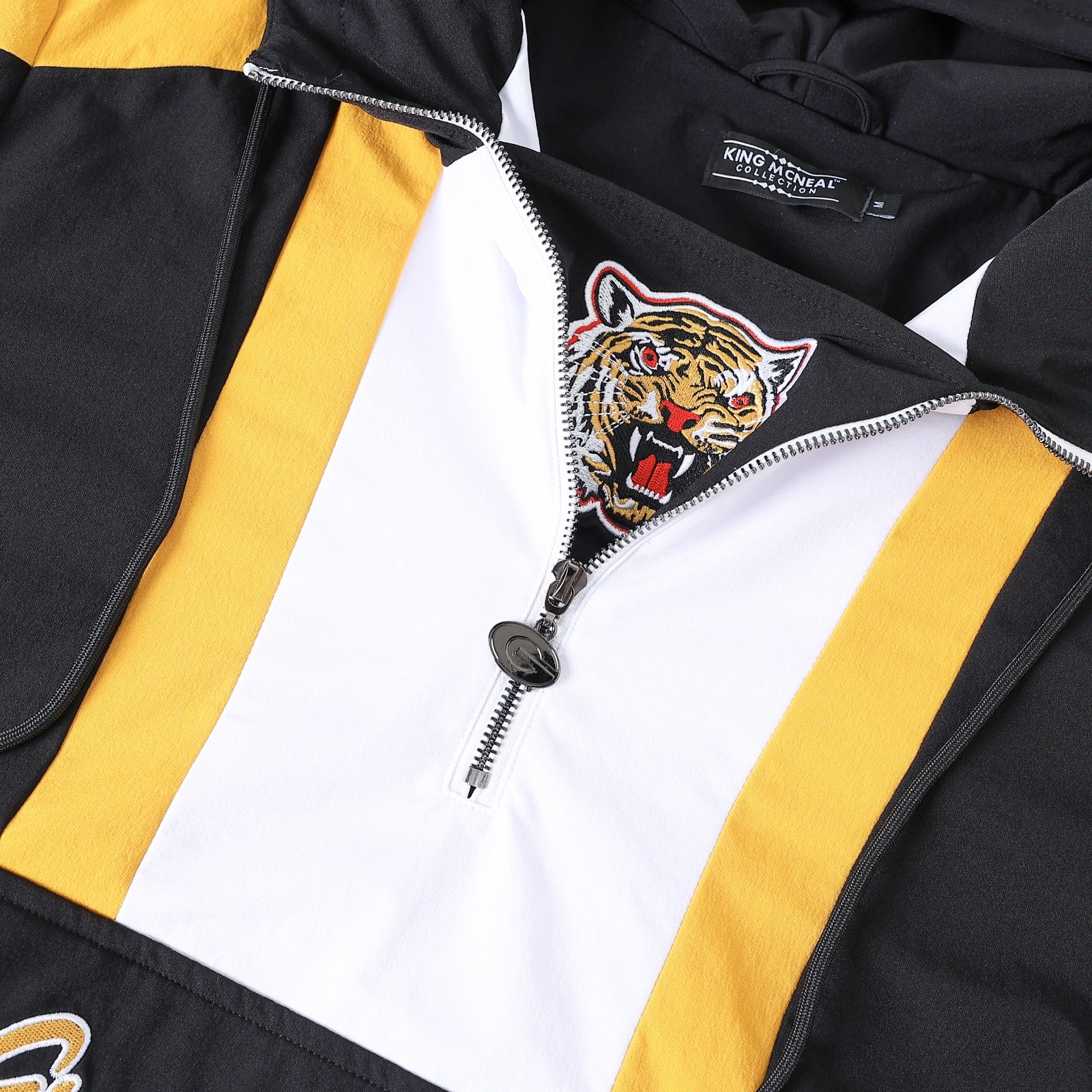 Grambling Black Windbreaker Tech Pullover