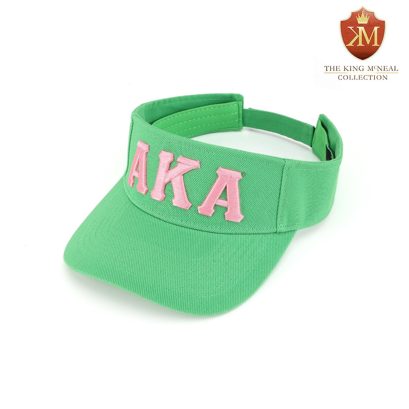 AKA Green Letters Visor Hat