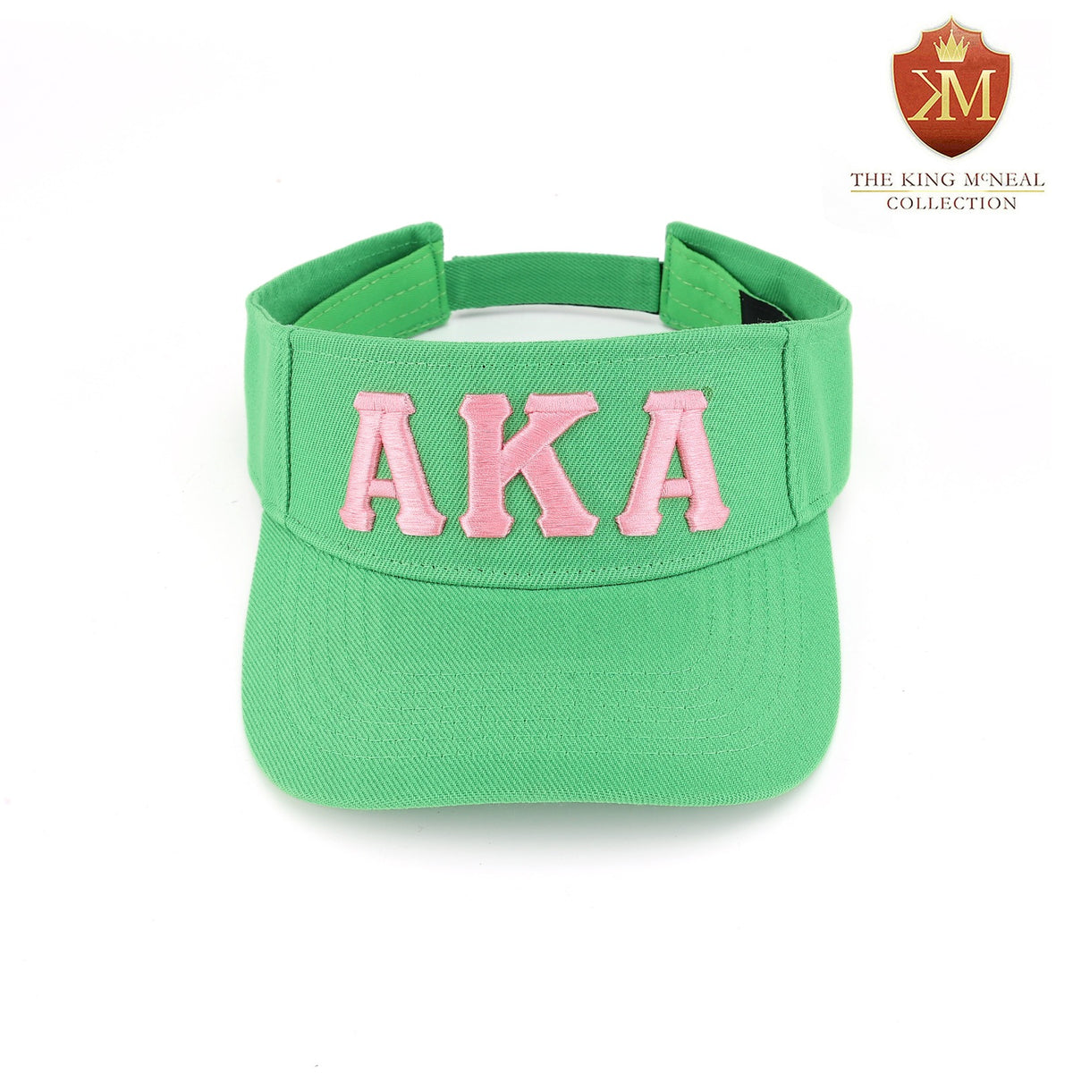 AKA Green Letters Visor Hat