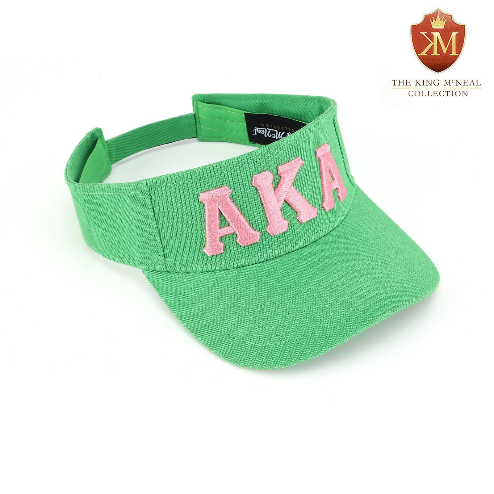 AKA Green Letters Visor Hat