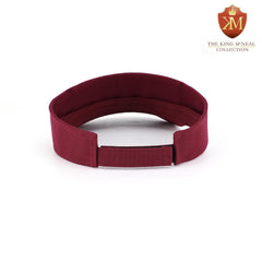 Delta Crimson Letters Visor Hat