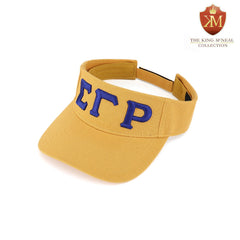 SGRHO Gold Letters Visor Hat