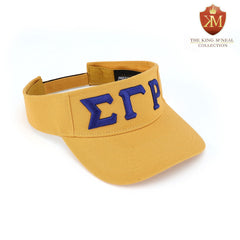 SGRHO Gold Letters Visor Hat