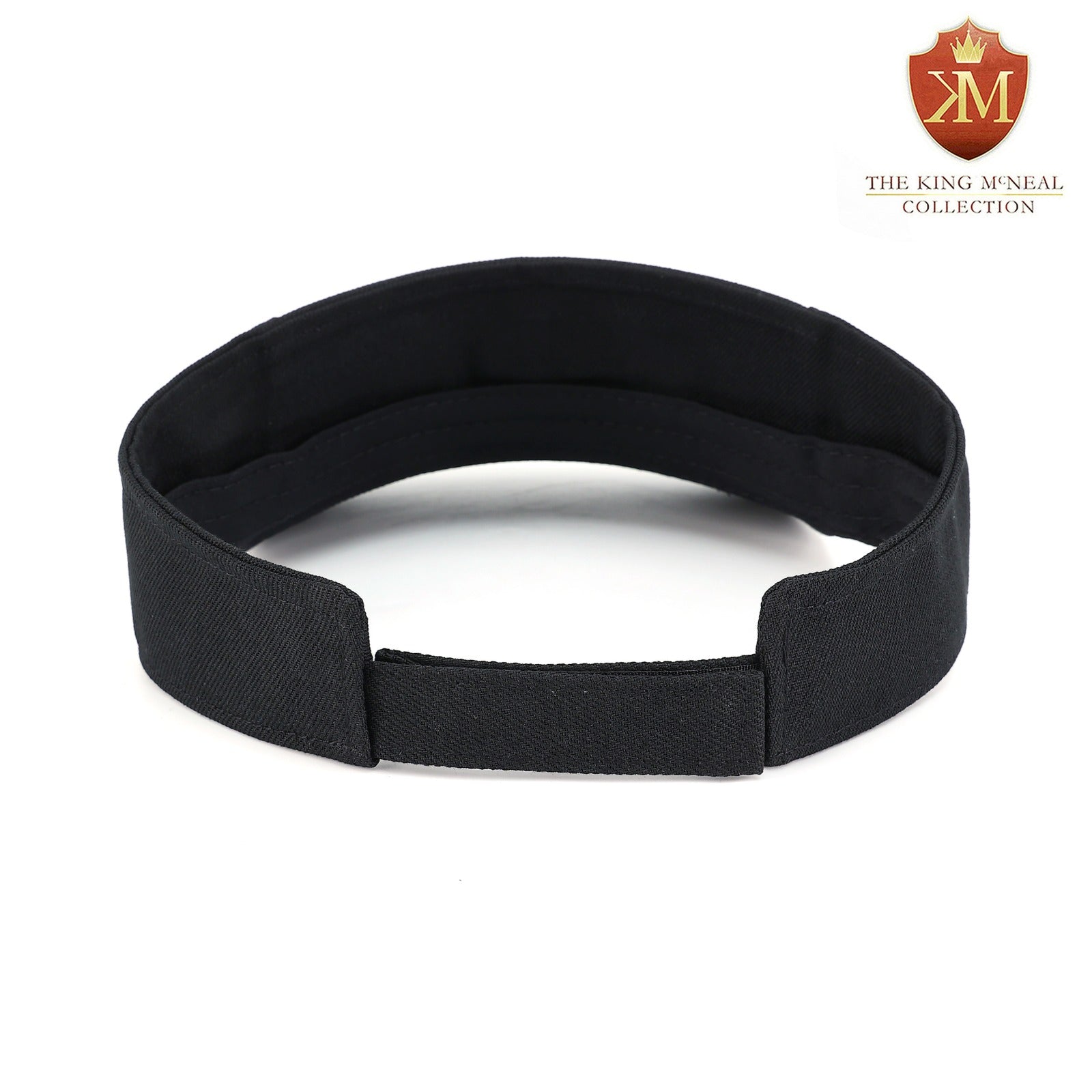 Alpha Black Letters Visor Hat