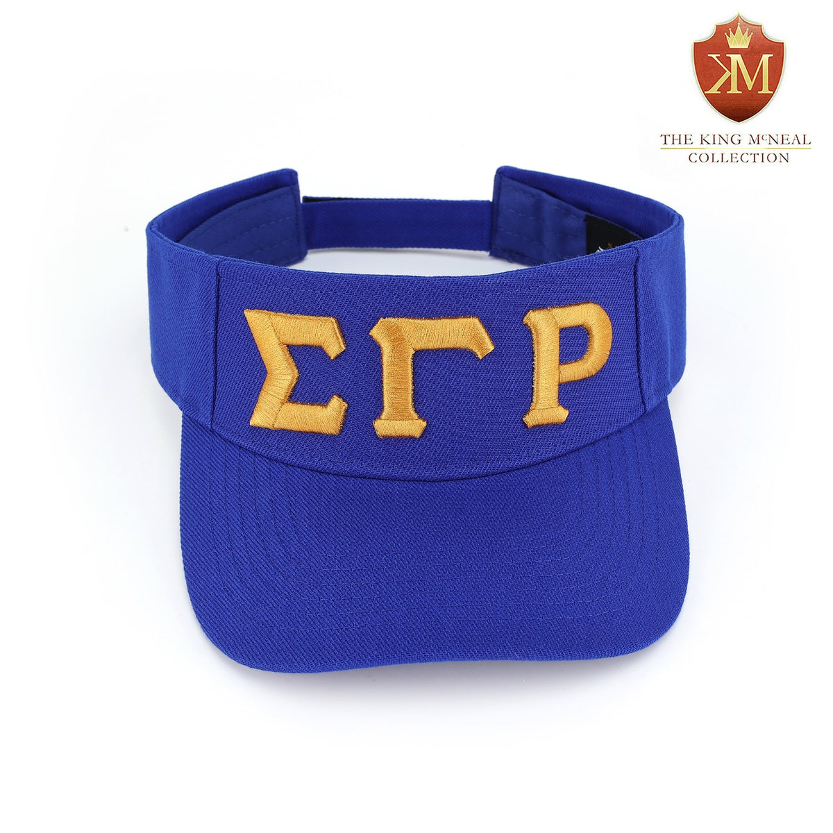 SGRHO Blue Letters Visor Hat