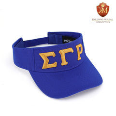 SGRHO Blue Letters Visor Hat