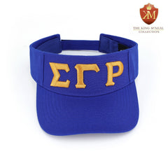 SGRHO Blue Letters Visor Hat