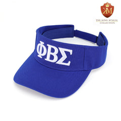 Sigma Blue Letters Visor Hat