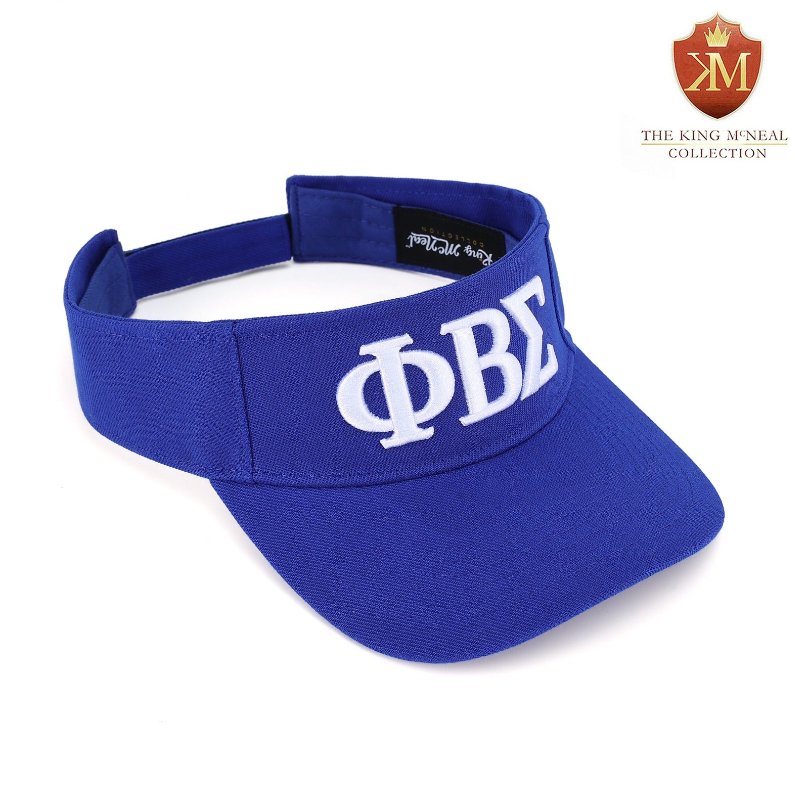 Sigma Blue Letters Visor Hat