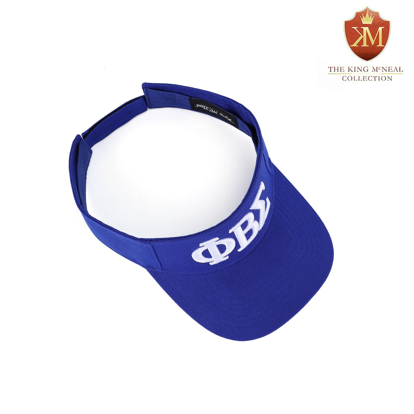 Sigma Blue Letters Visor Hat