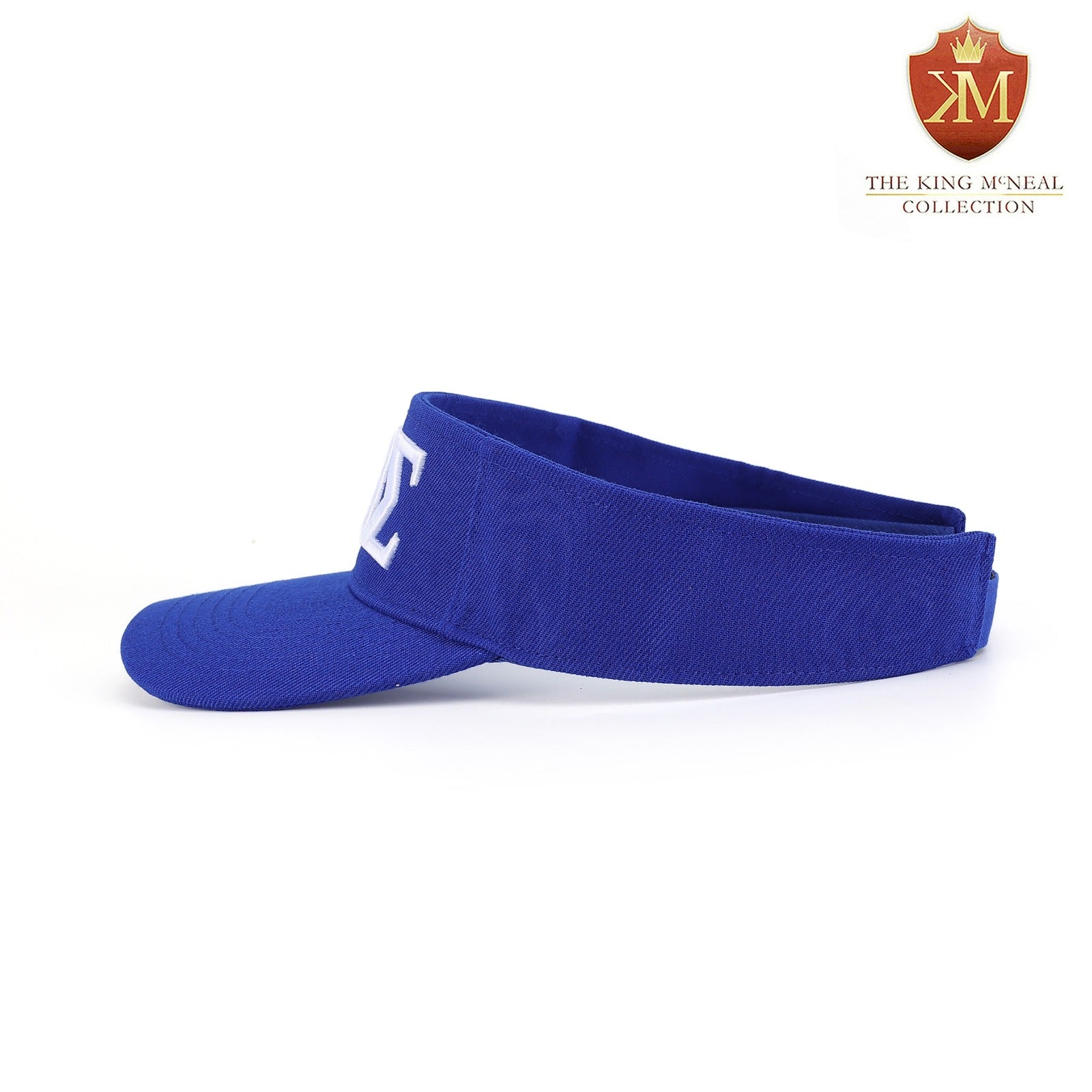 Sigma Blue Letters Visor Hat