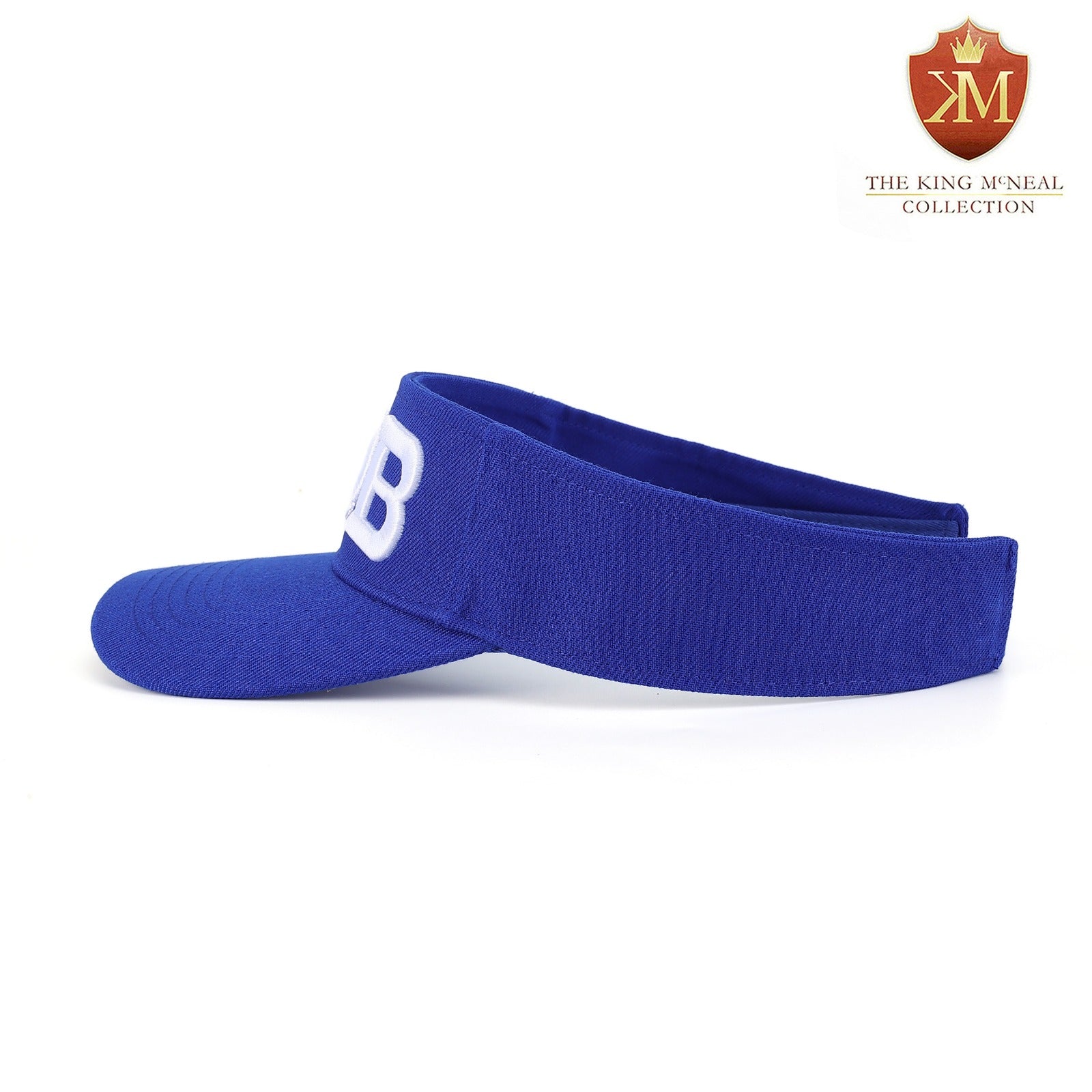 Zeta Blue Letters Visor Hat