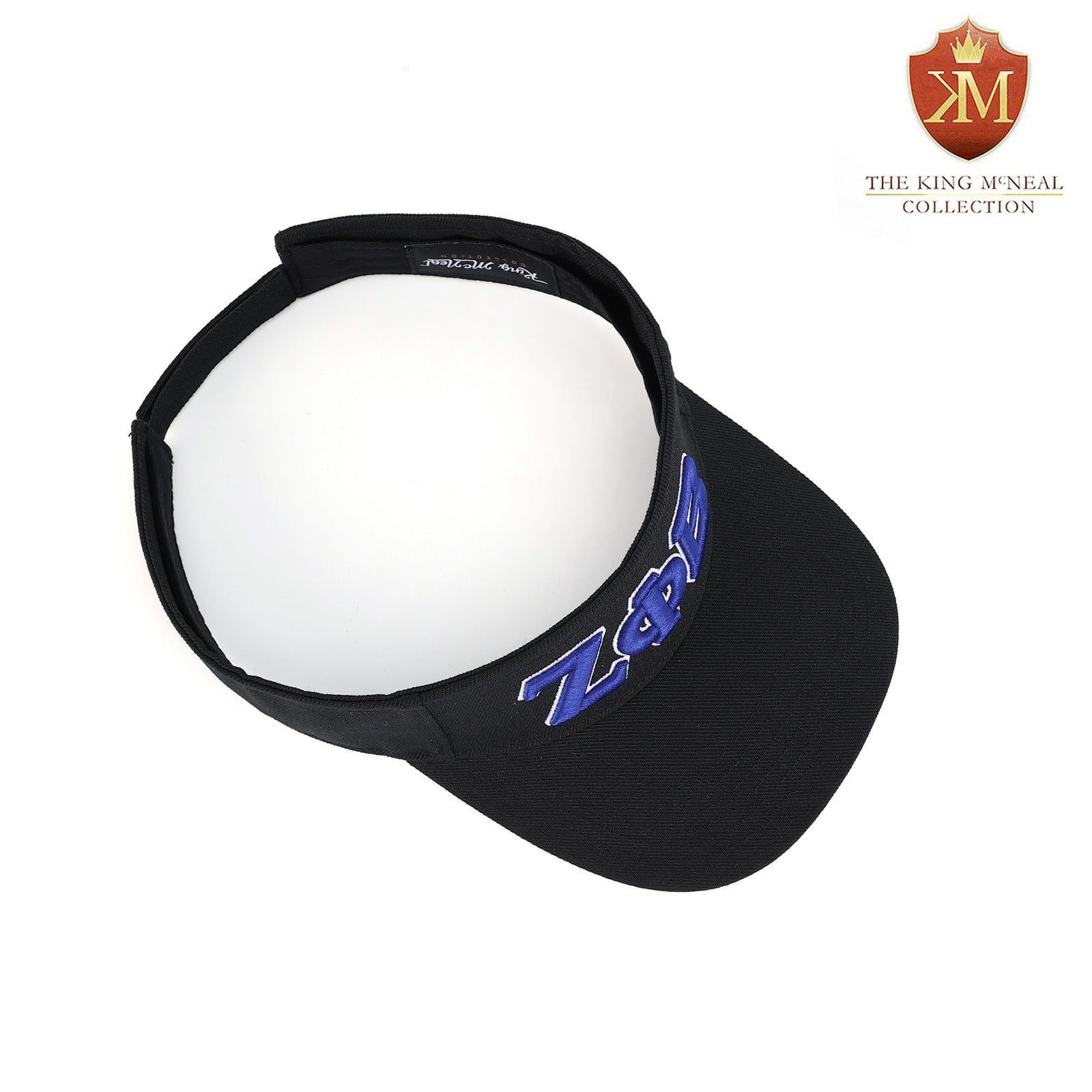 Zeta Black Letters Visor Hat