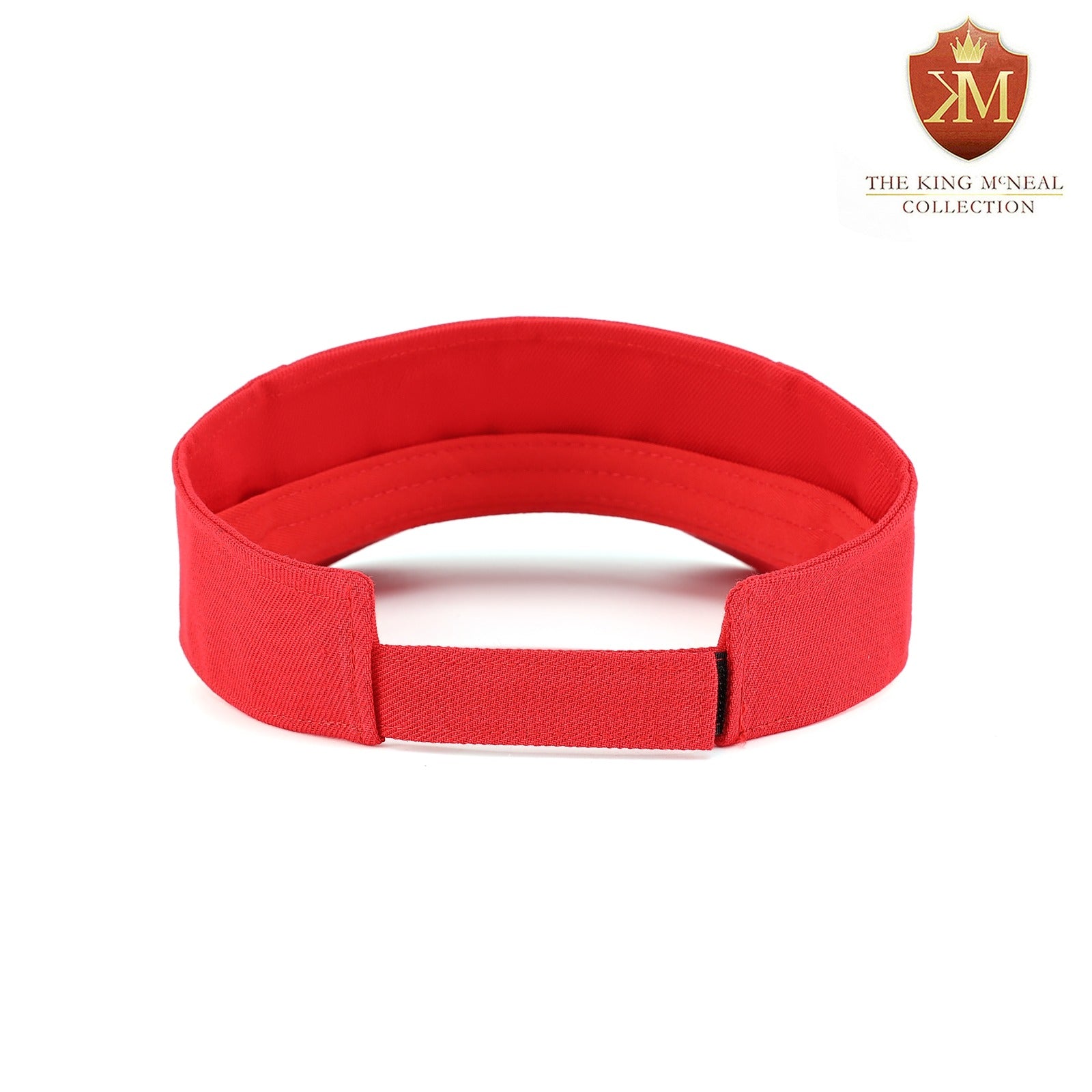Delta Red Letters Visor Hat