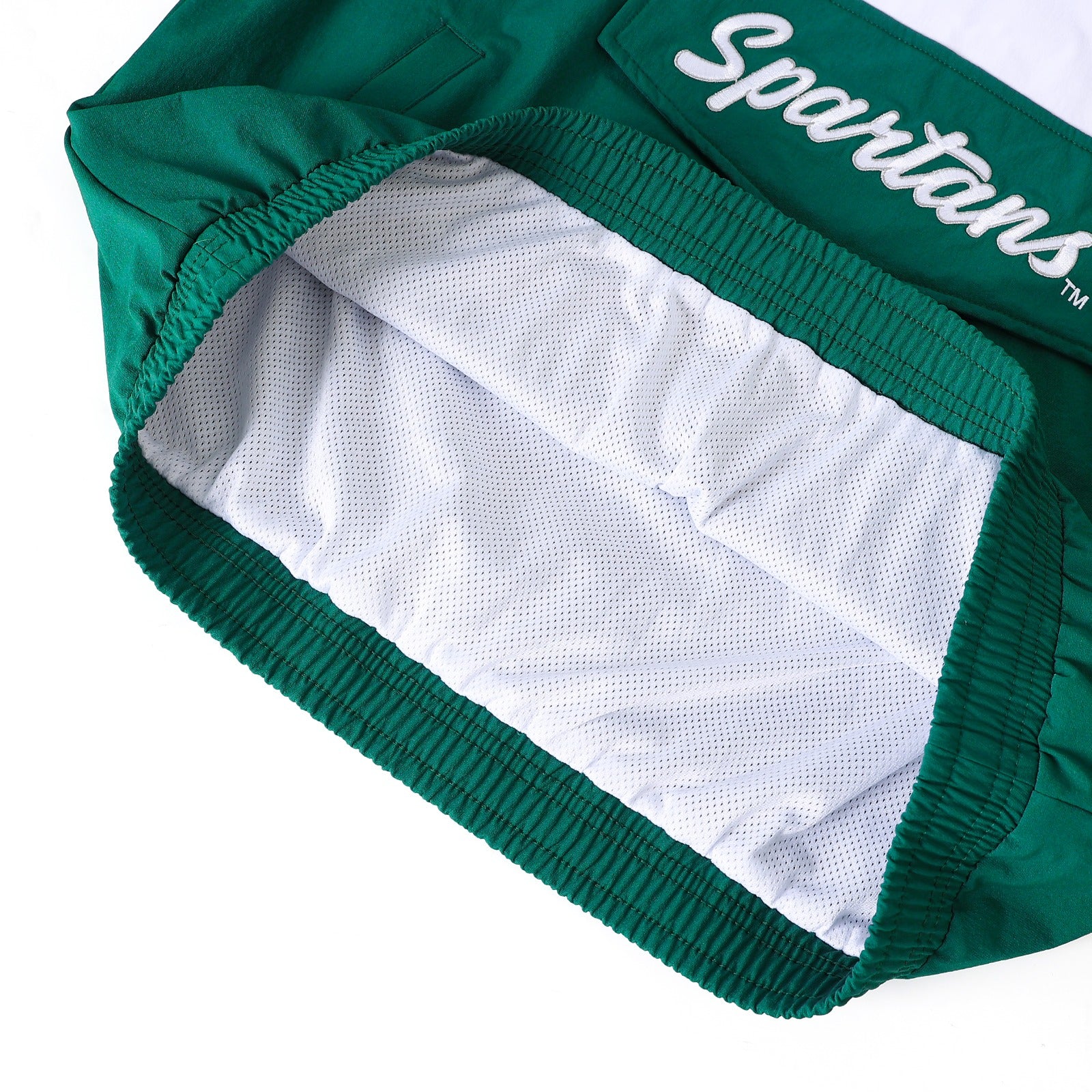 Michigan State Green Windbreaker Tech Pullover