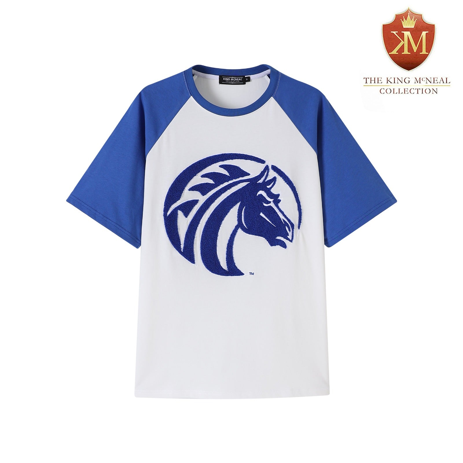 Fayetteville State White Premium Chenille Raglan Shirt