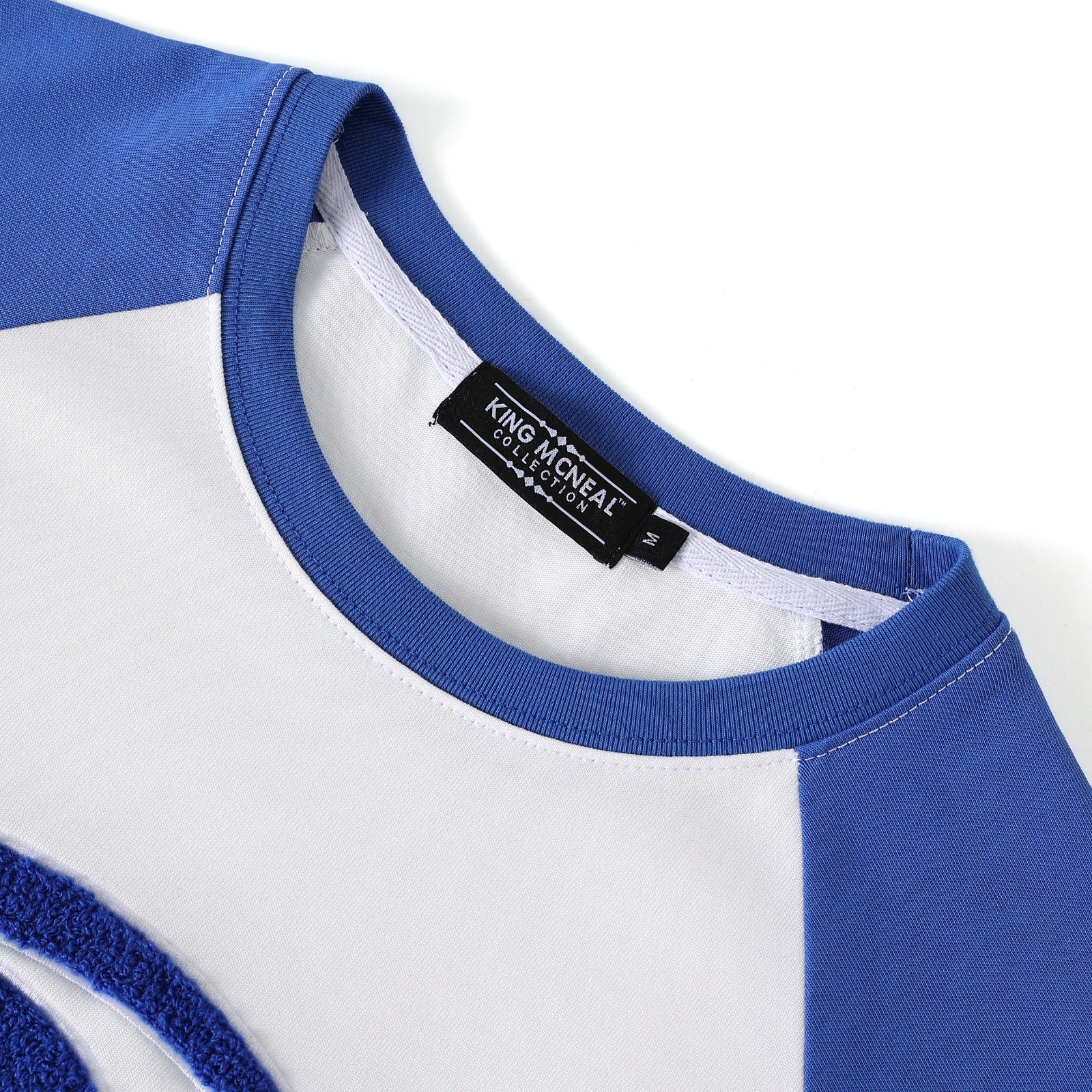 Fayetteville State White Premium Chenille Raglan Shirt