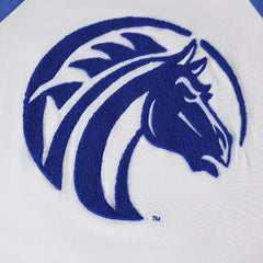 Fayetteville State White Premium Chenille Raglan Shirt