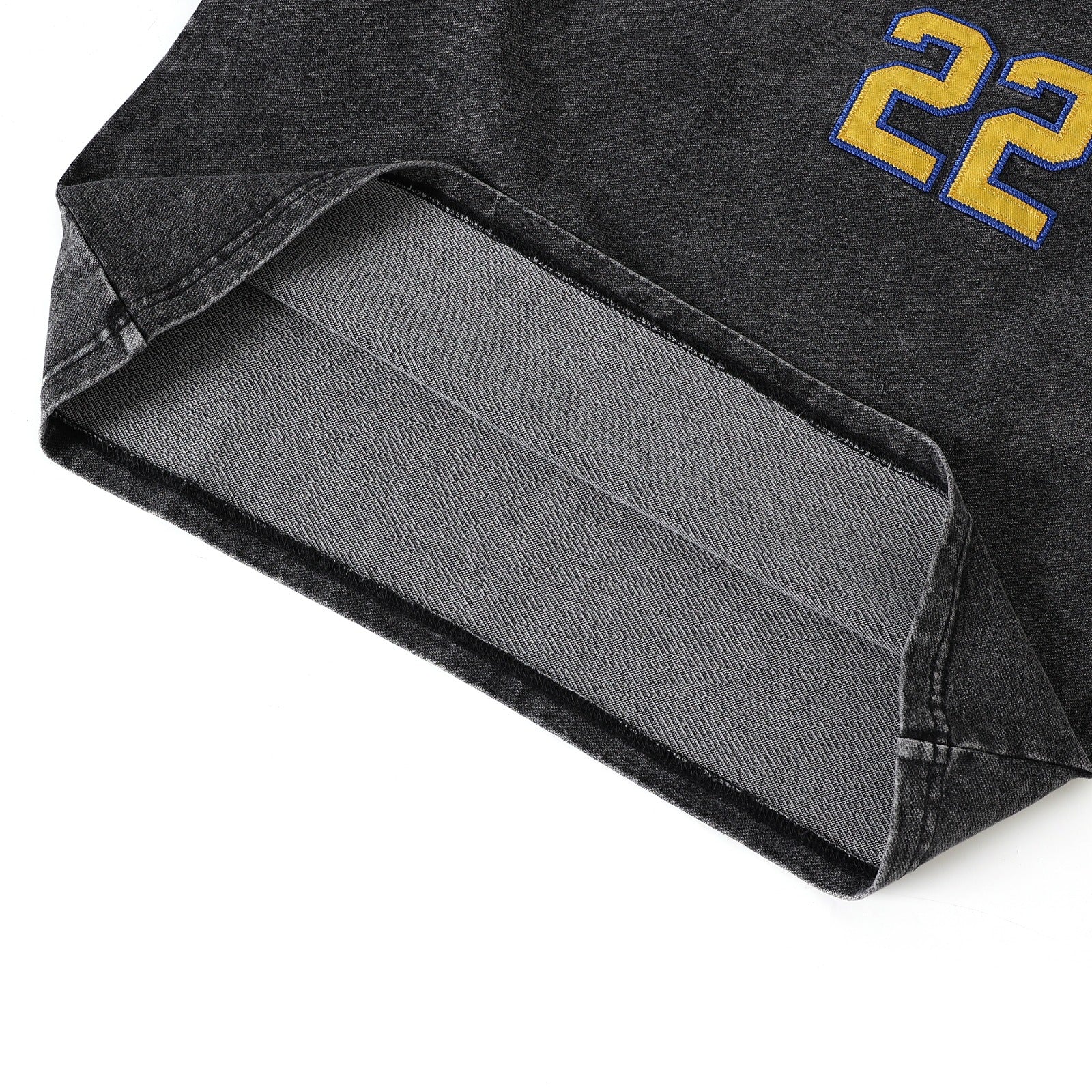 SGRHO Premium Black Denim Jersey Shirt