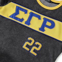 SGRHO Premium Black Denim Jersey Shirt