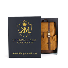 King McNeal Collection Premium Tan Backpack