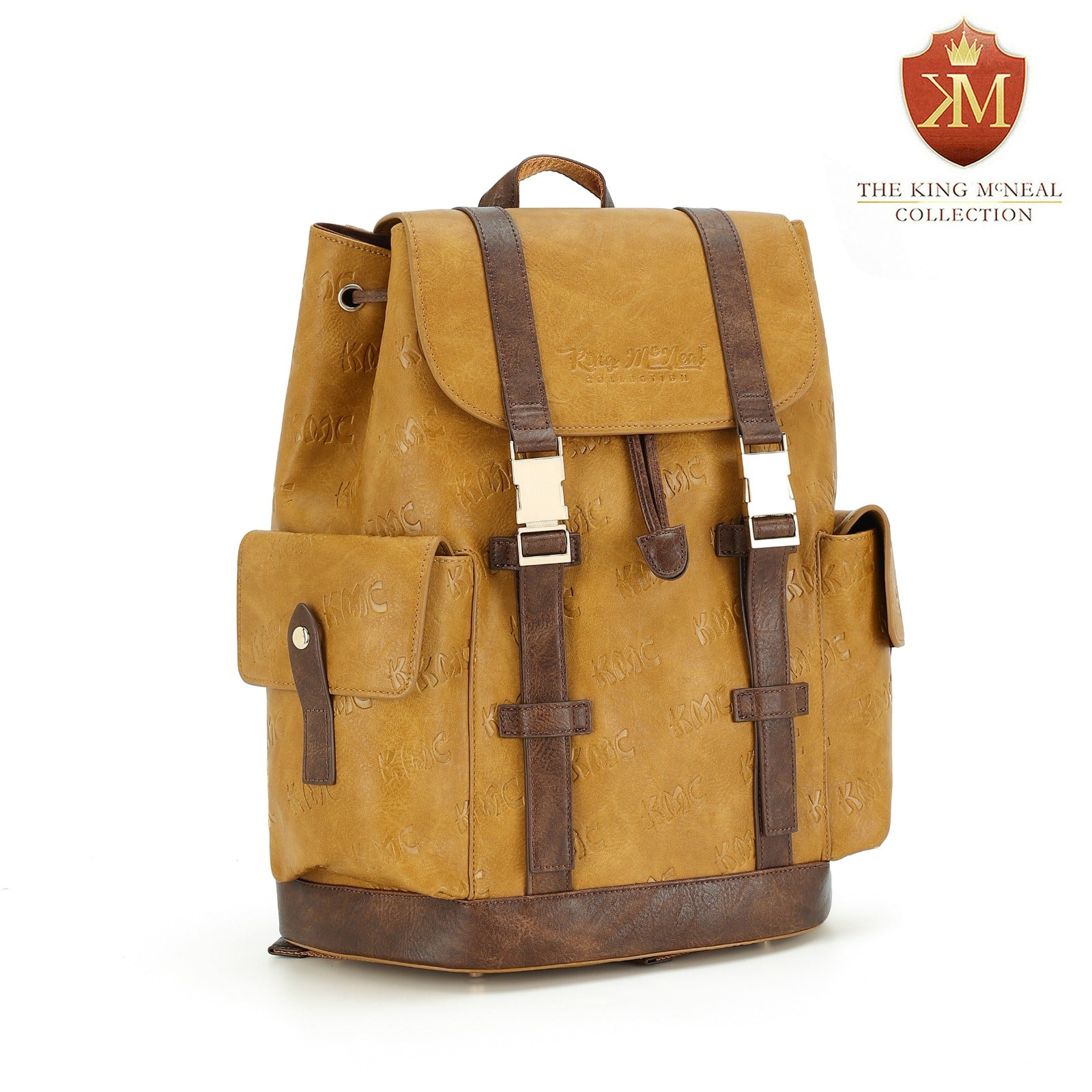 King McNeal Collection Premium Tan Backpack