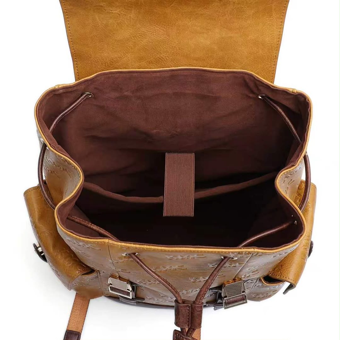 King McNeal Collection Premium Tan Backpack